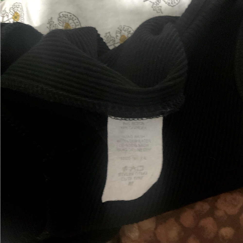 Naked Wardrobe Ribbed V Neck Tank Dress LBD - Picture 5 of 5